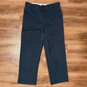 Dickies Chinos Mens 34x29 Blue 874 Original Fit Cotton Work Pants